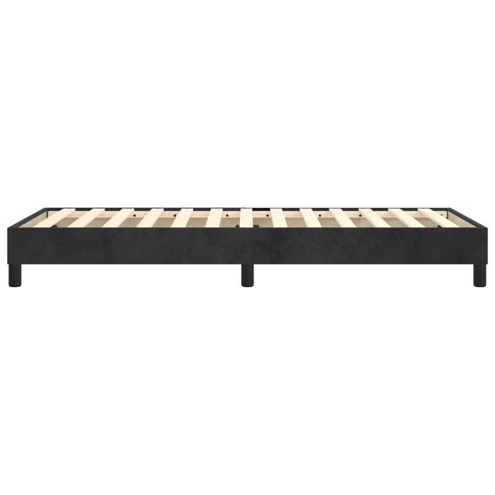 Boxspringbett Schwarz 100x200 cm Samt