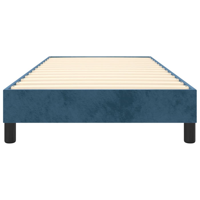 Boxspringbett Dunkelblau 100x200 cm Samt
