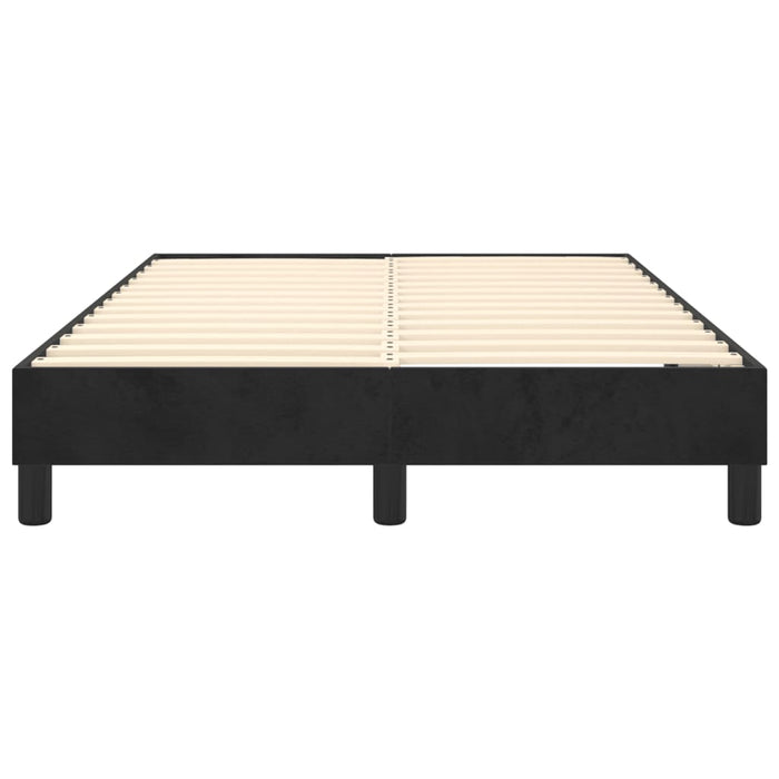 Boxspringbett Schwarz 120x200 cm Samt