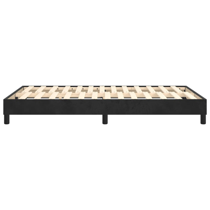 Boxspringbett Schwarz 120x200 cm Samt