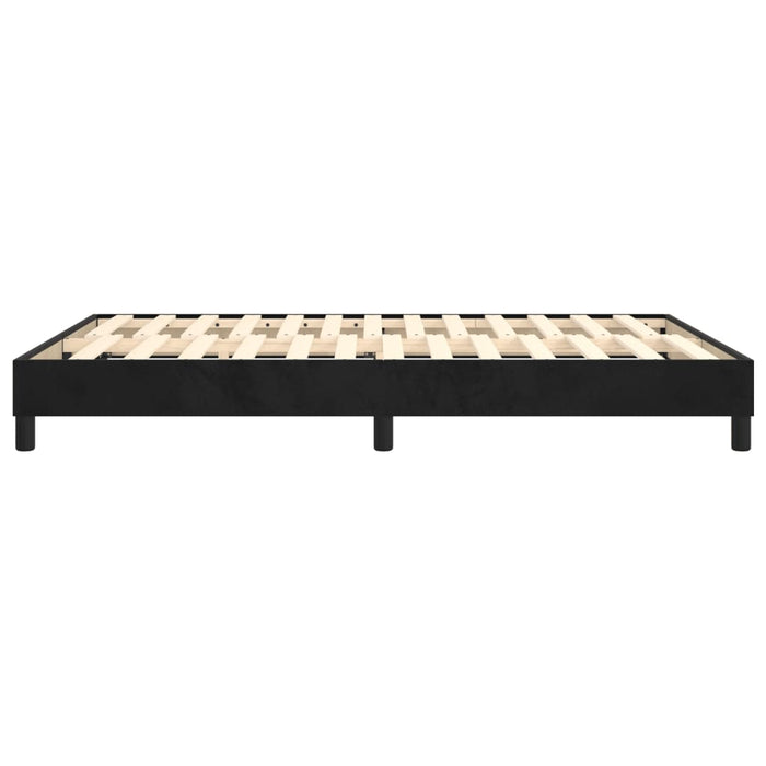 Boxspringbett Schwarz 140x200 cm Samt