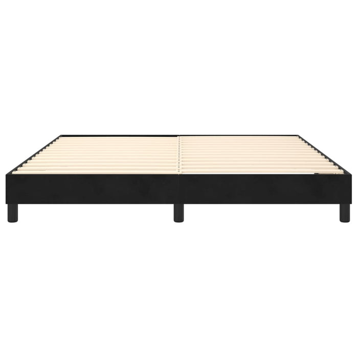 Boxspringbett Schwarz 160x200 cm Samt
