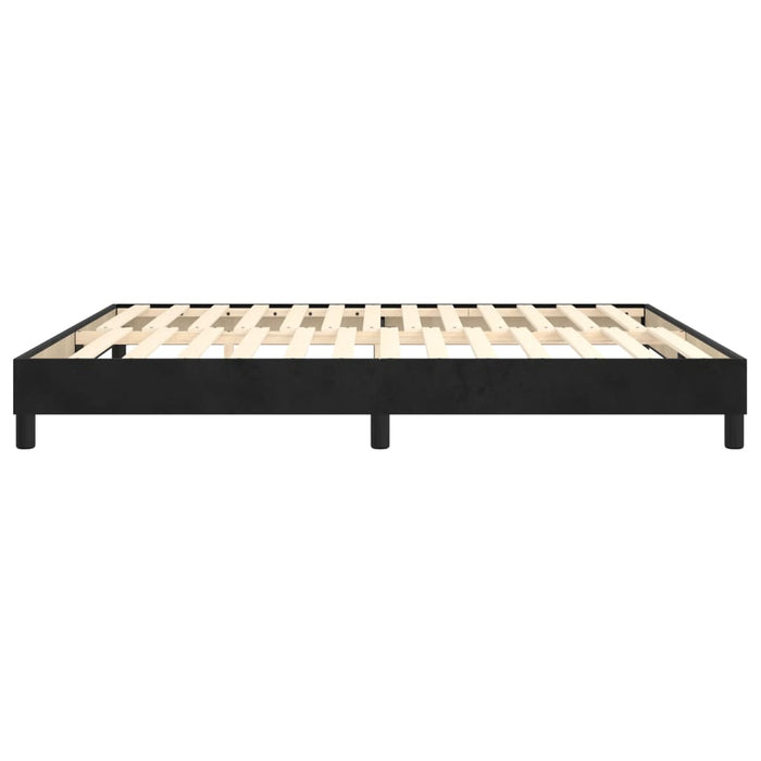 Boxspringbett Schwarz 160x200 cm Samt