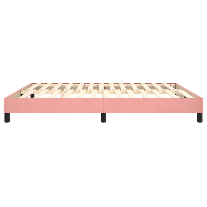 Boxspringbett Rosa 160x200 cm Samt