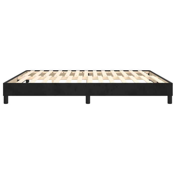 Boxspringbett Schwarz 180x200 cm Samt