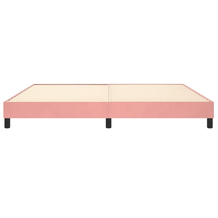 Boxspringbett Rosa 200x200 cm Samt