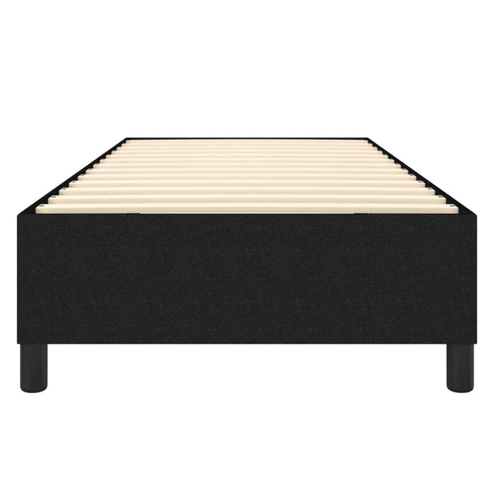 Boxspringbett Schwarz 80x200 cm Stoff