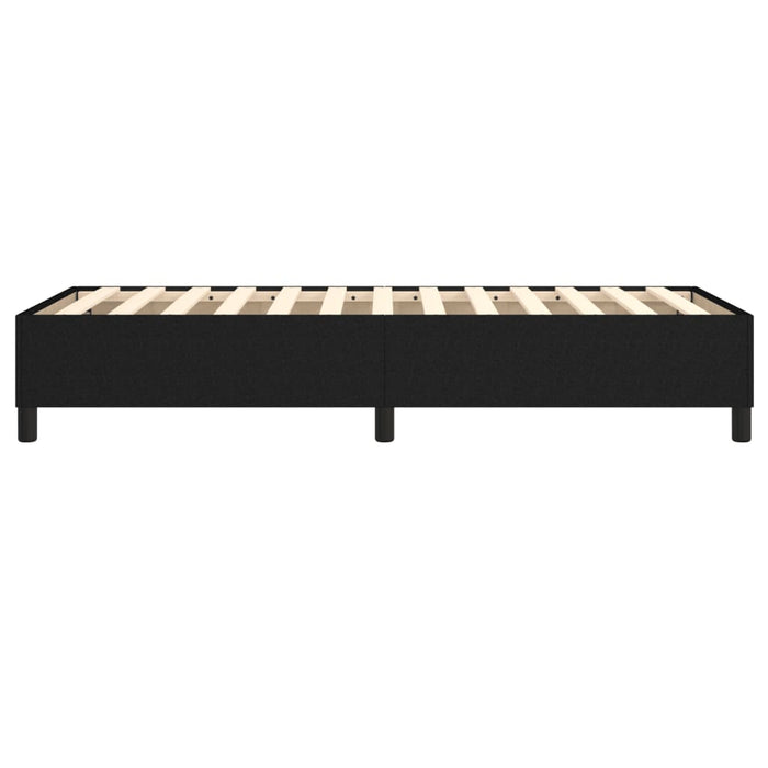 Boxspringbett Schwarz 80x200 cm Stoff