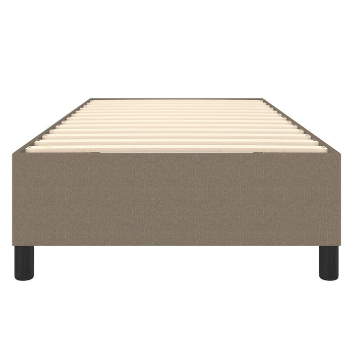 Boxspringbett Taupe 80x200 cm Stoff