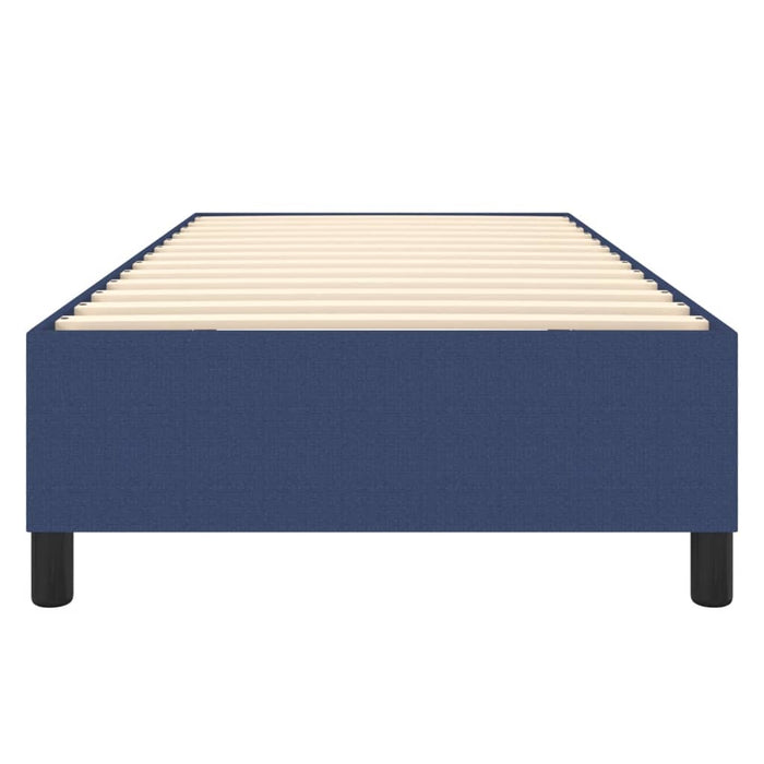 Boxspringbett Blau 80x200 cm Stoff