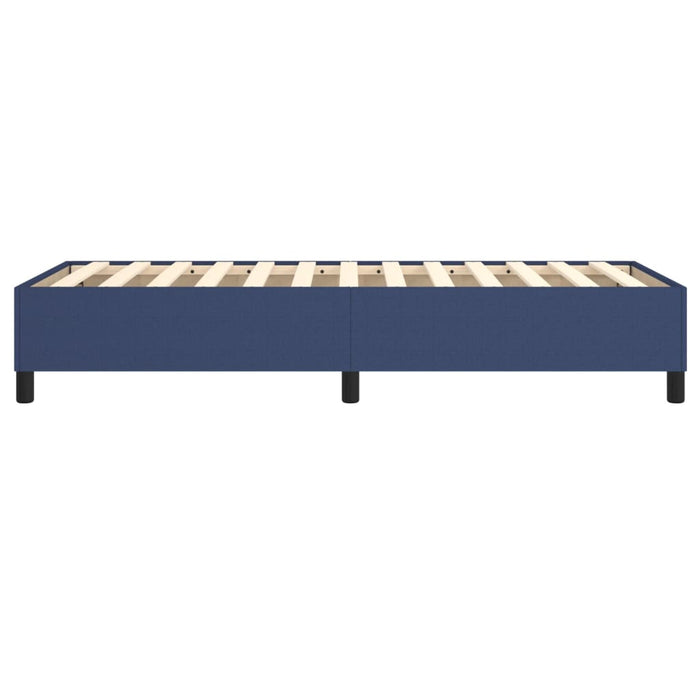 Boxspringbett Blau 80x200 cm Stoff