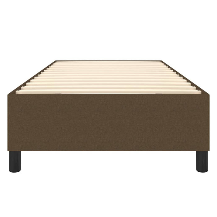 Boxspringbett Dunkelbraun 90x190 cm Stoff