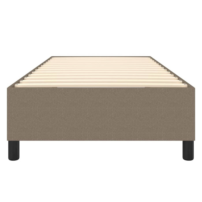Boxspringbett Taupe 90x200 cm Stoff