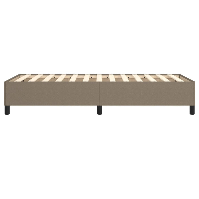 Boxspringbett Taupe 90x200 cm Stoff