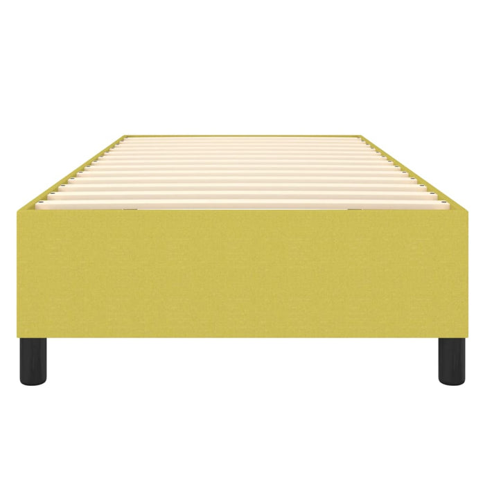 Boxspringbett Grün 90x200 cm Stoff