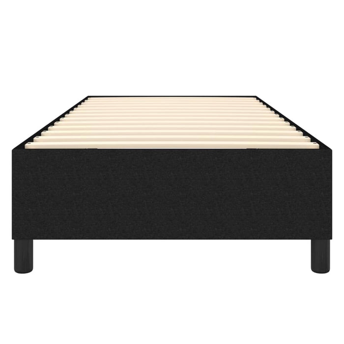 Boxspringbett Schwarz 100x200 cm Stoff