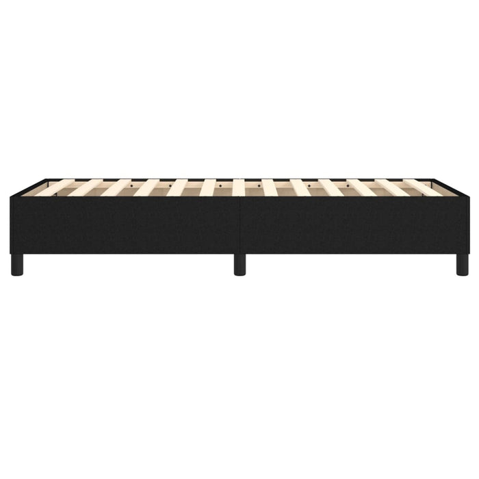 Boxspringbett Schwarz 100x200 cm Stoff