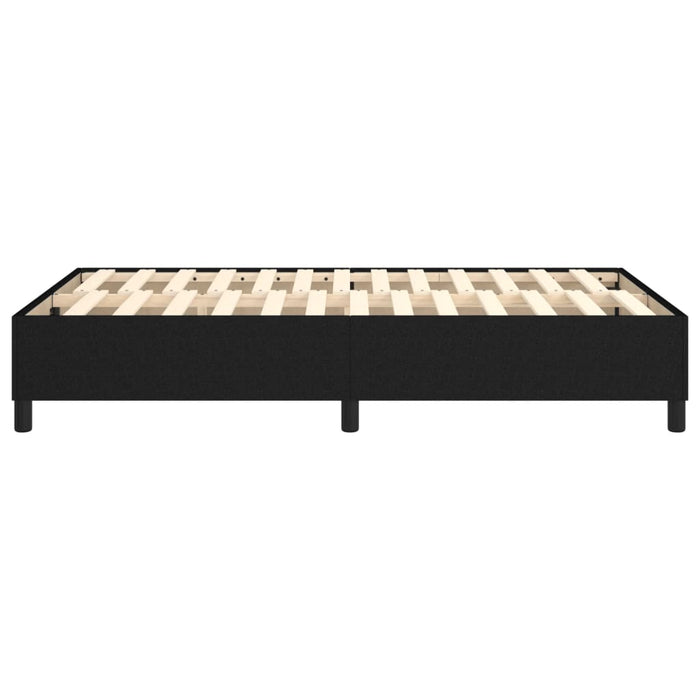 Boxspringbett Schwarz 120x200 cm Stoff