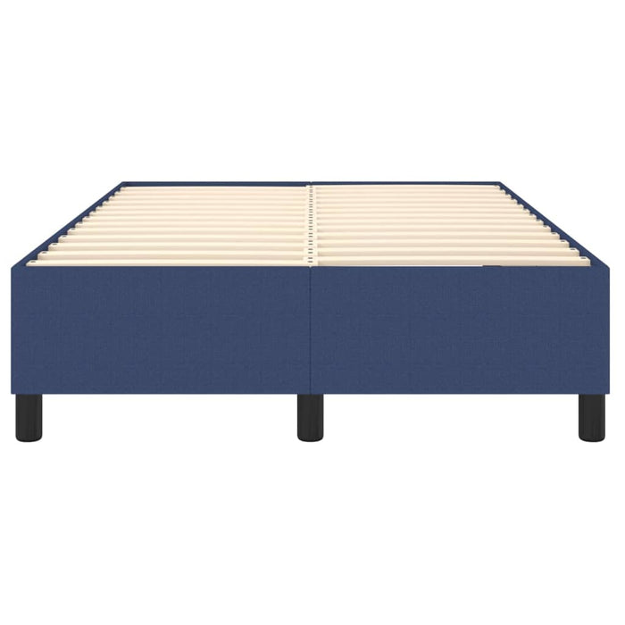 Boxspringbett Blau 120x200 cm Stoff