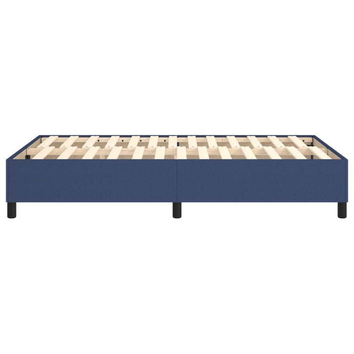 Boxspringbett Blau 120x200 cm Stoff