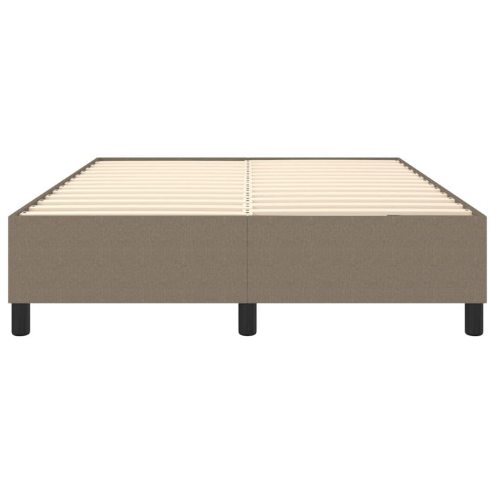 Boxspringbett Taupe 140x190 cm Stoff