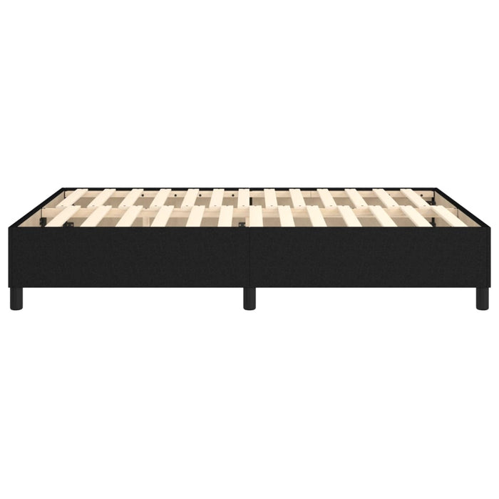 Boxspringbett Schwarz 140x200 cm Stoff
