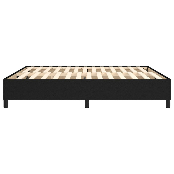 Boxspringbett Schwarz 160x200 cm Stoff