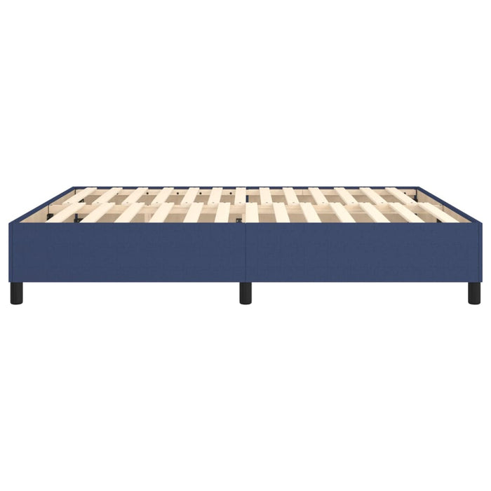 Boxspringbett Blau 160x200 cm Stoff