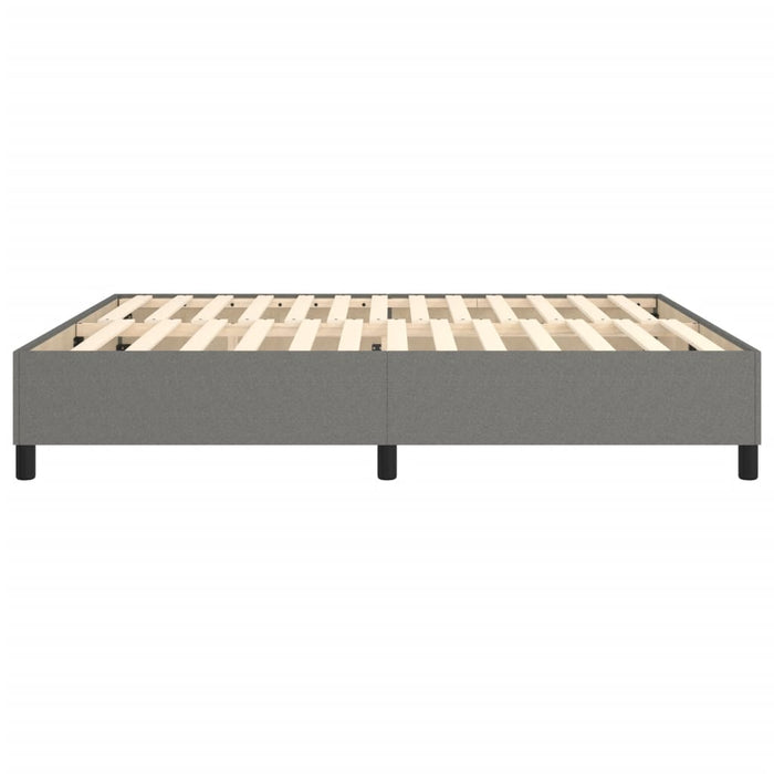 Boxspringbett Dunkelgrau 180x200 cm Stoff