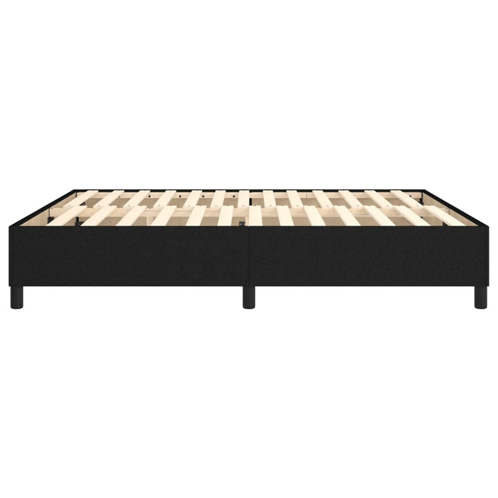 Boxspringbett Schwarz 180x200 cm Stoff