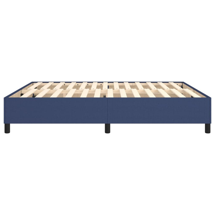 Boxspringbett Blau 180x200 cm Stoff