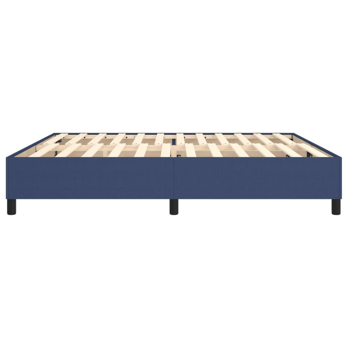 Boxspringbett Blau 200x200 cm Stoff