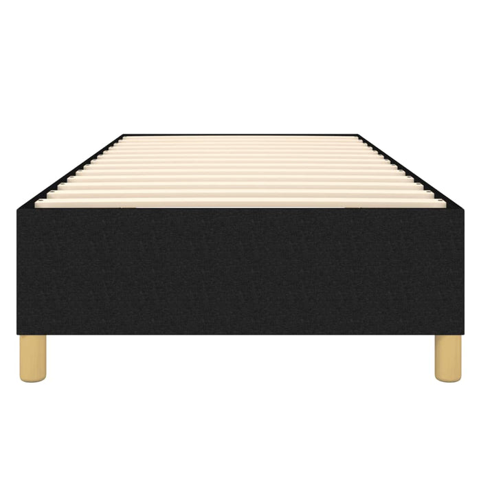 Boxspringbett Schwarz 80x200 cm Stoff