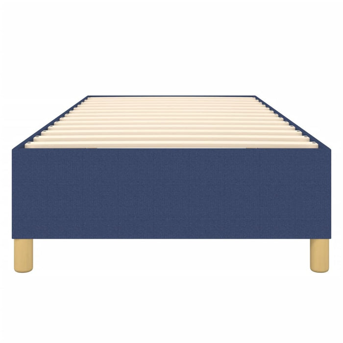 Boxspringbett Blau 80x200 cm Stoff