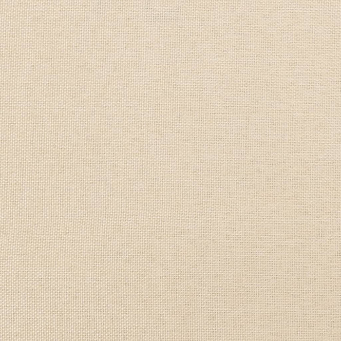 Boxspringbett Creme 90x190 cm Stoff