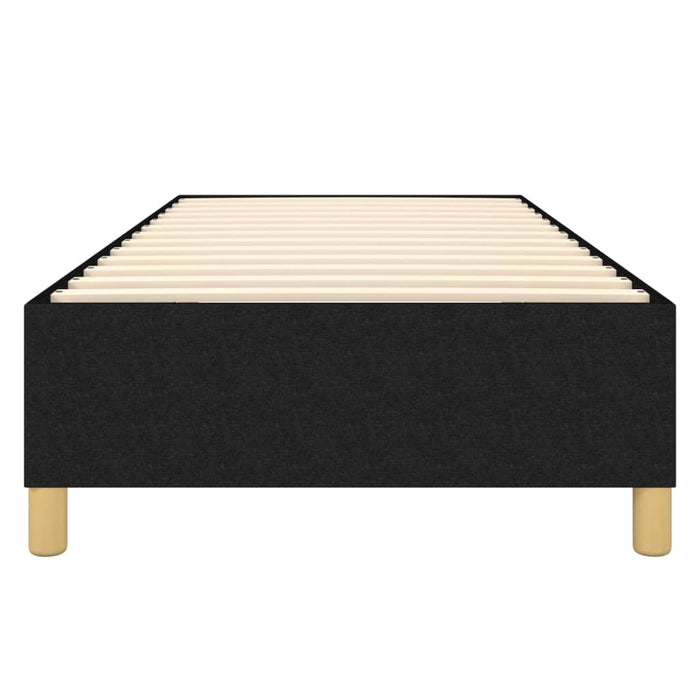 Boxspringbett Schwarz 100x200 cm Stoff