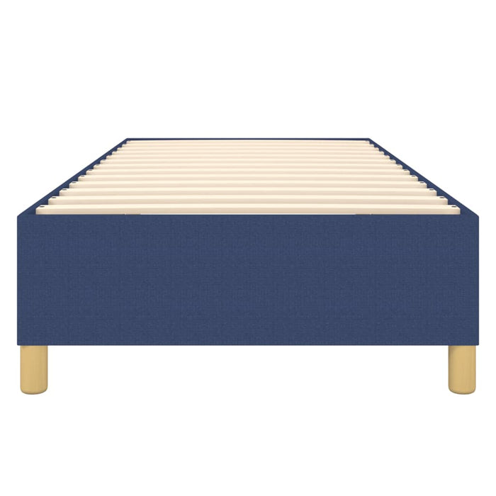Boxspringbett Blau 100x200 cm Stoff