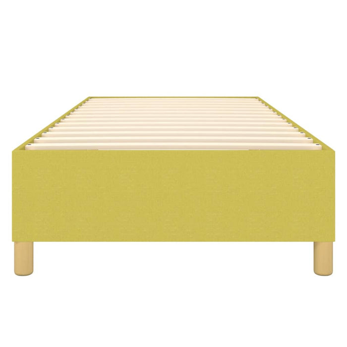 Boxspringbett Grün 100x200 cm Stoff