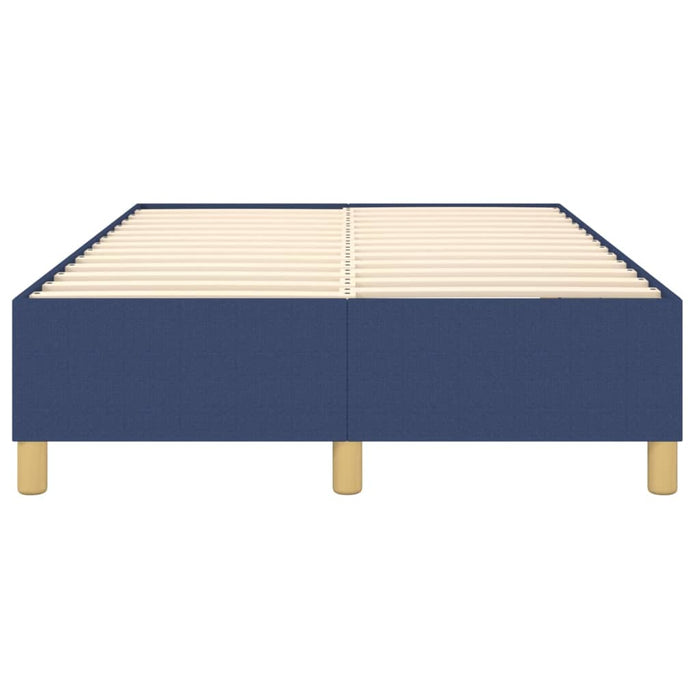 Boxspringbett Blau 120x200 cm Stoff