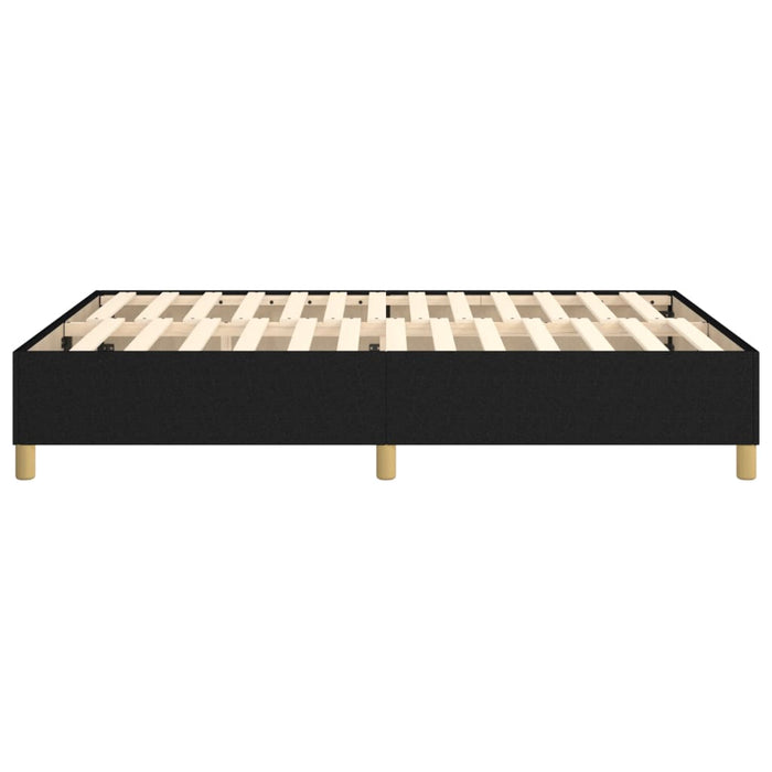 Boxspringbett Schwarz 140x200 cm Stoff