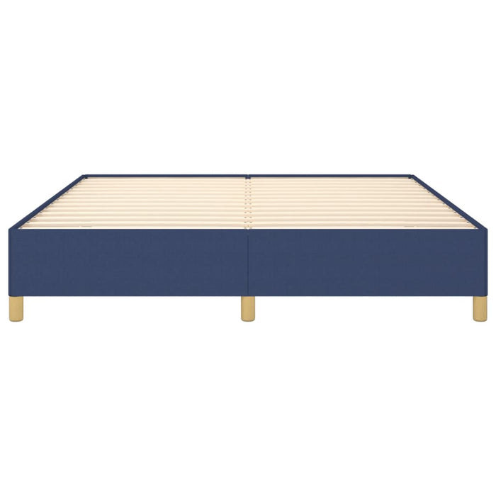 Boxspringbett Blau 160x200 cm Stoff