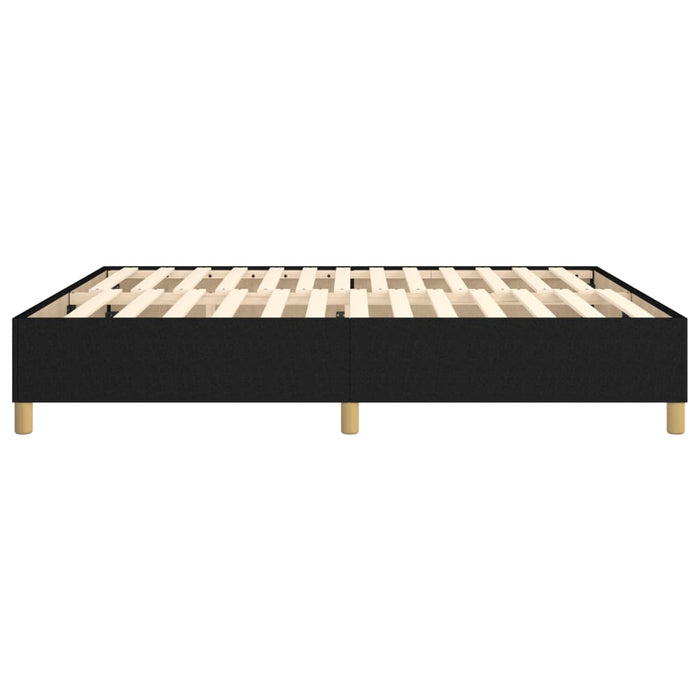 Boxspringbett Schwarz 180x200 cm Stoff