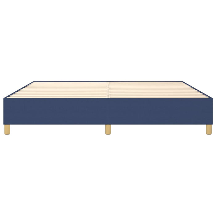 Boxspringbett Blau 200x200 cm Stoff