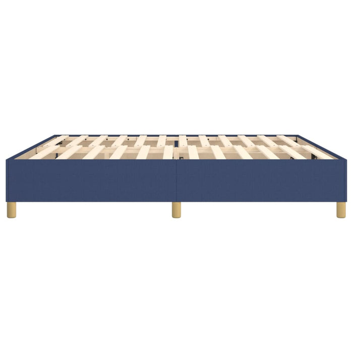 Boxspringbett Blau 200x200 cm Stoff