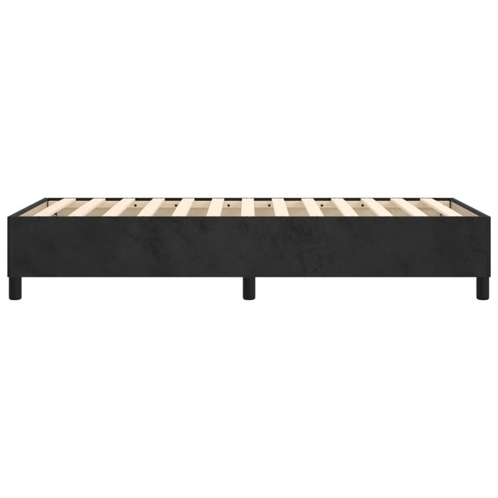 Boxspringbett Schwarz 80x200 cm Samt