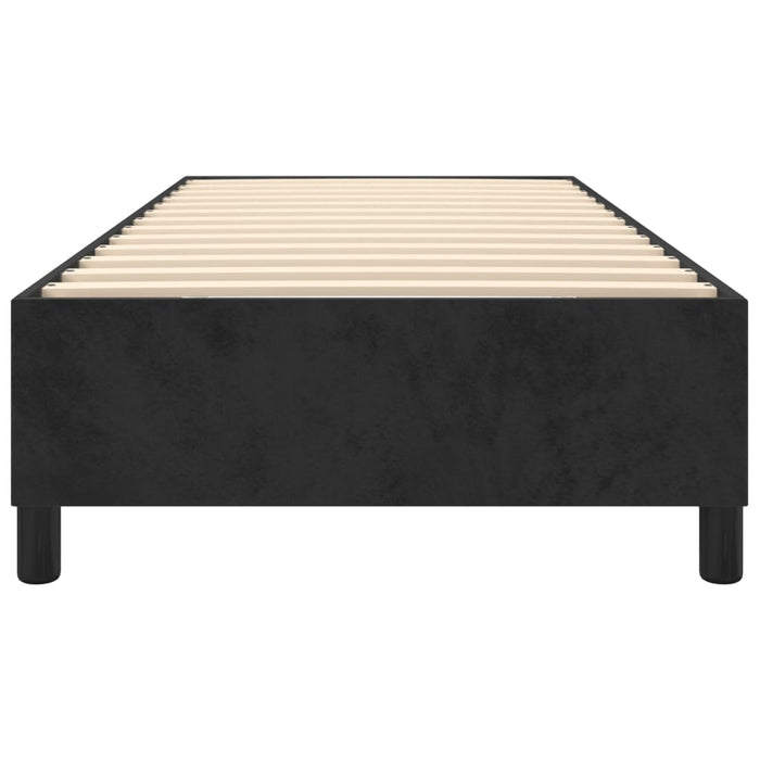 Boxspringbett Schwarz 90x190 cm Samt