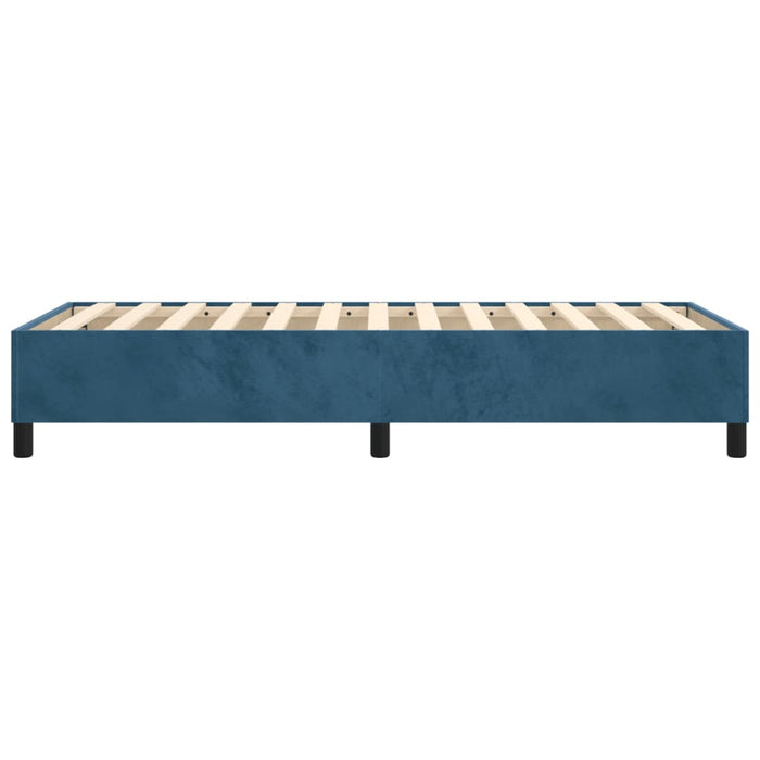 Boxspringbett Dunkelblau 90x190 cm Samt