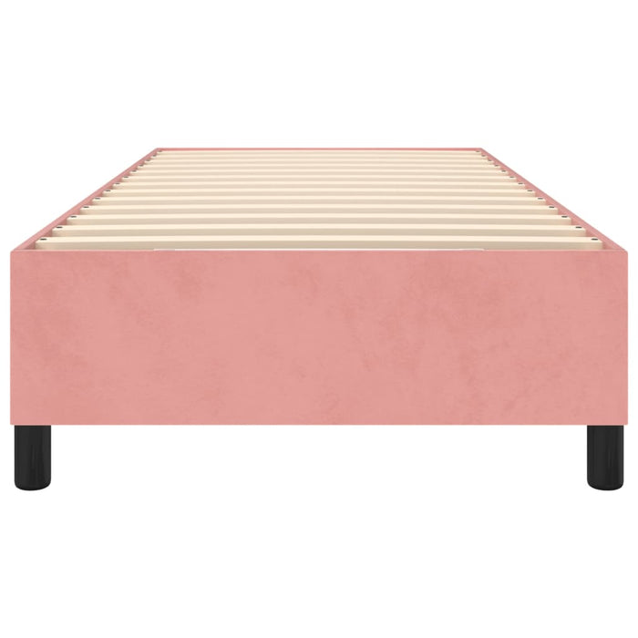 Boxspringbett Rosa 90x190 cm Samt