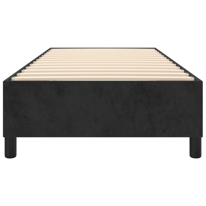 Boxspringbett Schwarz 90x200 cm Samt