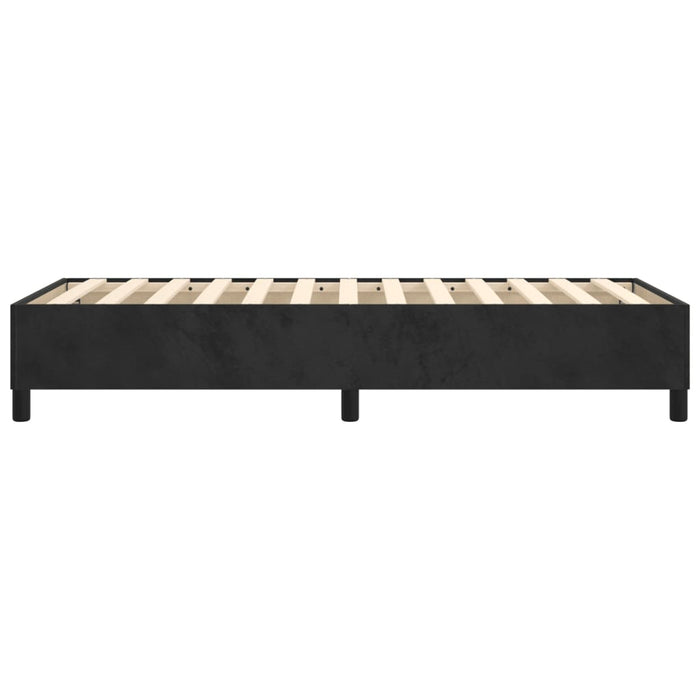Boxspringbett Schwarz 90x200 cm Samt